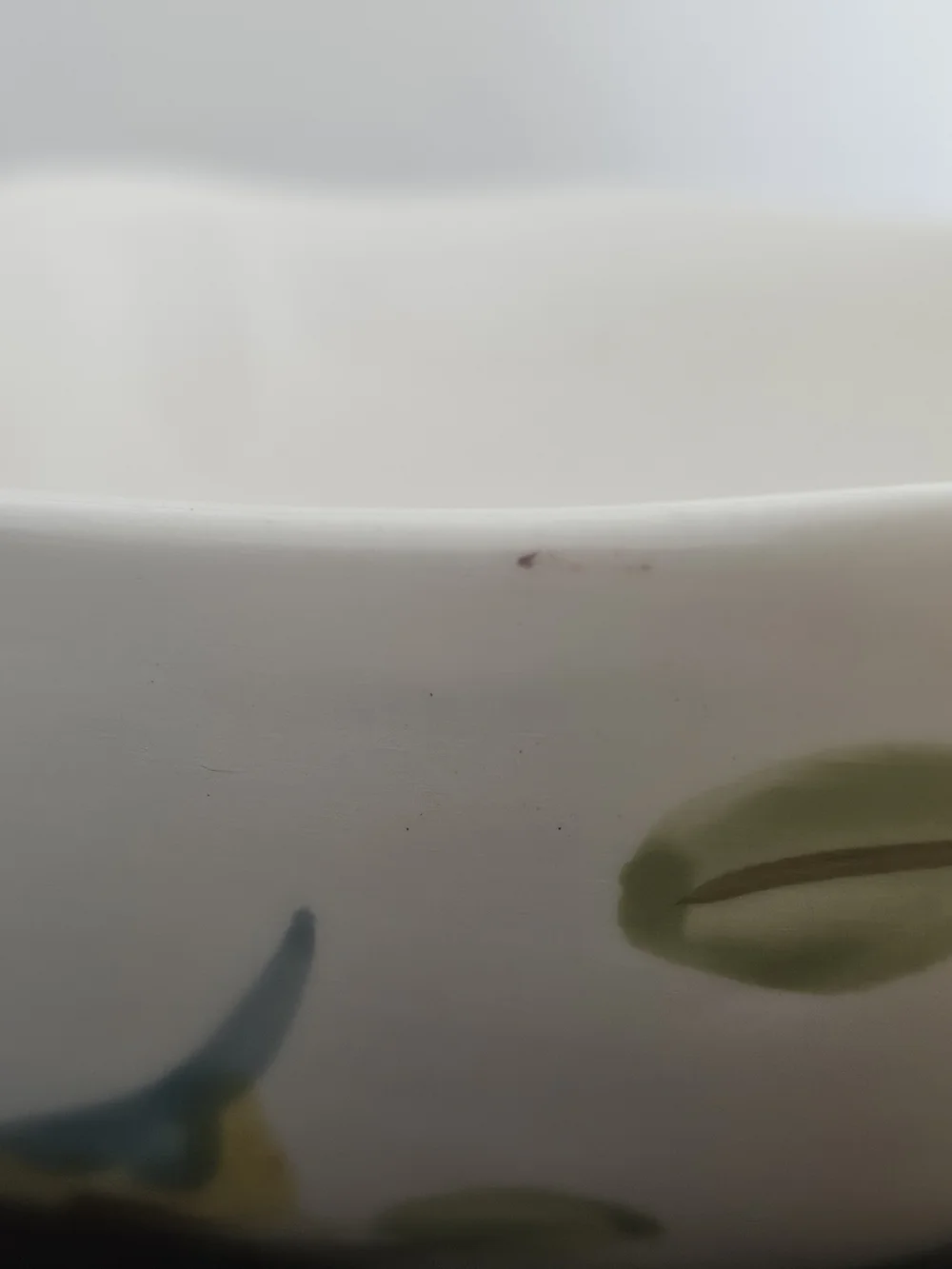 Pier 1 Imports White Ceramic Bird Motif Serving Bowls - Set of 2